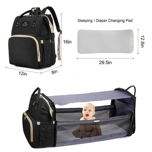 Large Capacity Multi-function USB Interface Babies Bags Station